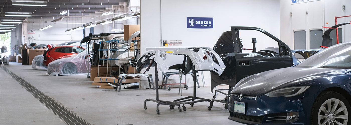 Un Tesla Body Repair Center au cœur de l'Auvergne